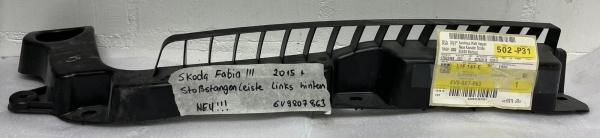 Stoßstangenleiste hinten links Skoda 6V9807863 - Skoda Fabia III